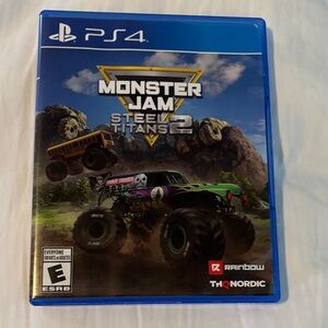 Monster Jam Steel Titans 2 for PS4 - Blue Case
